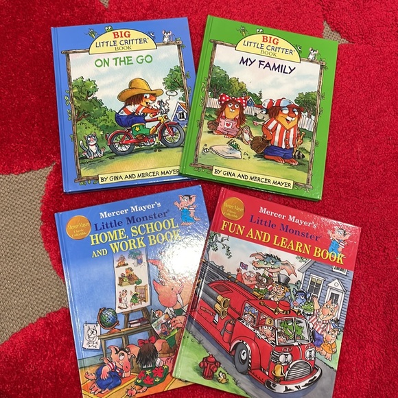 Big Little Critters & Little Monsters 4 Book Lot Mercer Mayer’s EUC - LIKE NEW! - Picture 15 of 16